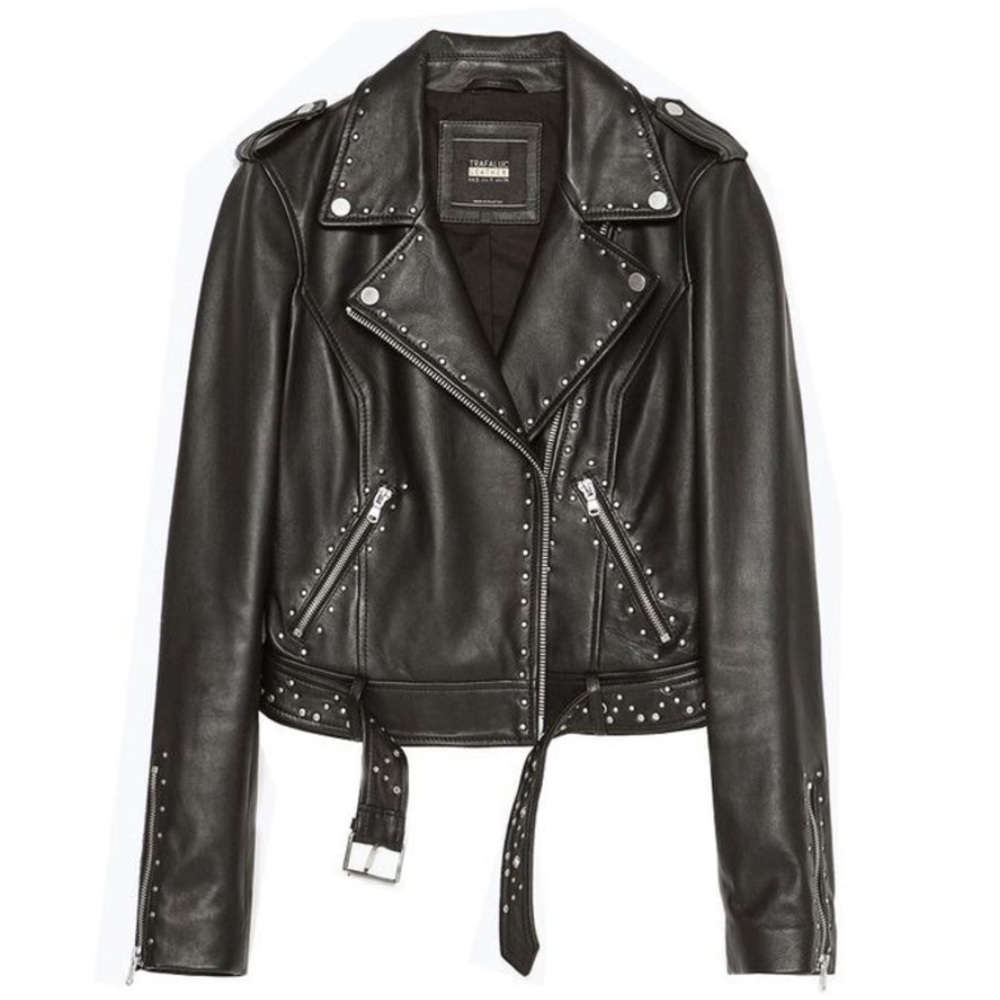 ZARA genuine leather jacket 🖤
